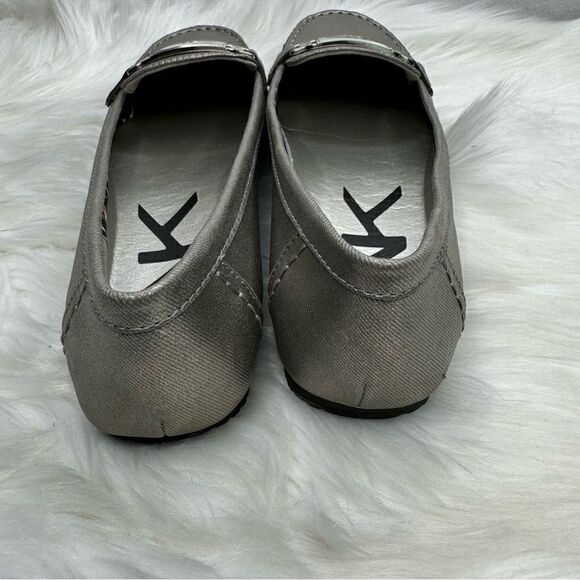 Anne Klein Sport Best of Me Pewter Slip On Flats 10 - Picture 4 of 8